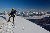 Week-end d'alta quota in Val d'Aosta con ascensione ai 4481 m. del Liskamm occ. il 24-25 luglio 2010 - FOTOGALLERY